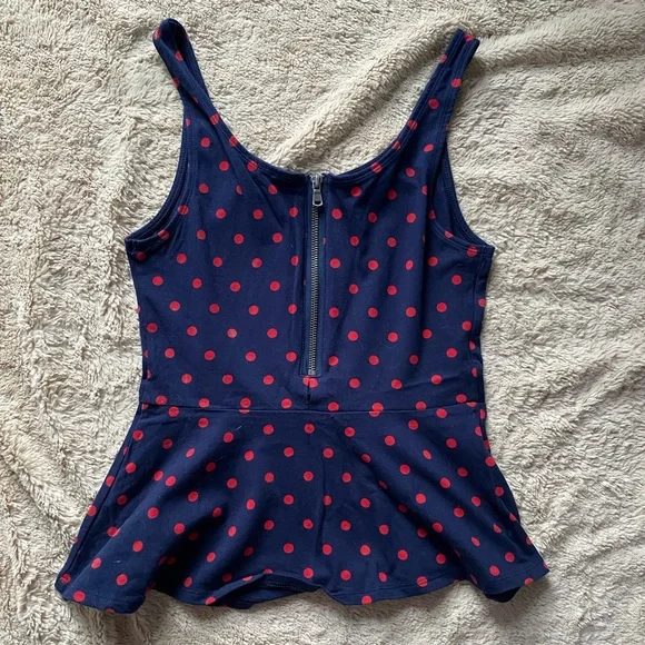 EXPRESS peplum Tank Top, Small - Picture 2 of 4